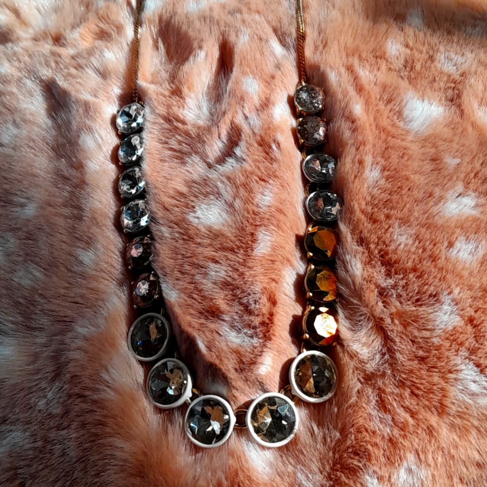 J. Crew Brulee / Crystal Necklace